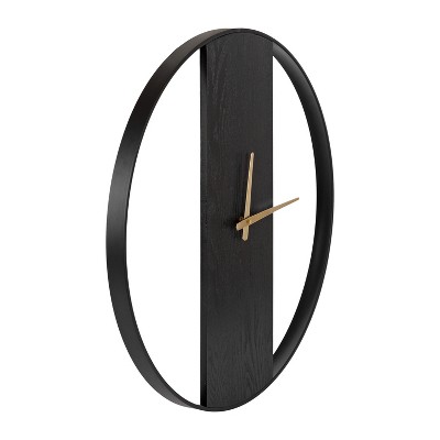 Kate & Laurel All Things Decor Ladd Round Numberless Wall Clock