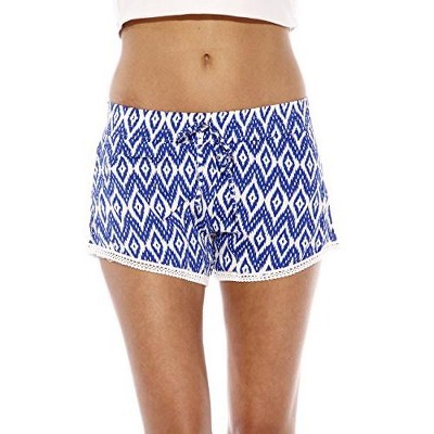 Just Love High Waisted Women Shorts - Summer Pom Pom Beach Shorts