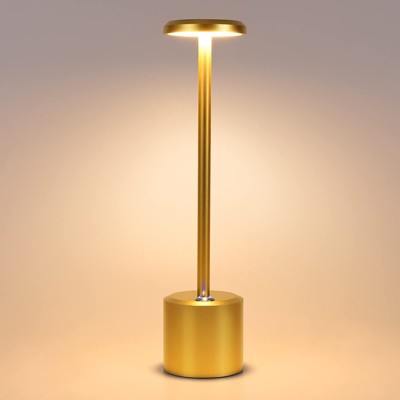 1PC Recharge Table Lamp, LED Cordless Desk Lamp,,Modern Cream Stepless Dimming for Restaurant/Bedroom/Bar/Camping/Coffee Shop Outdoor Light