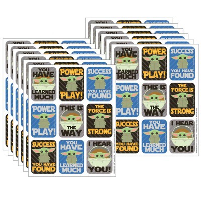 Eureka - Star Wars™ The Mandalorian Giant Stickers - 36 Per Pack - 12 Packs