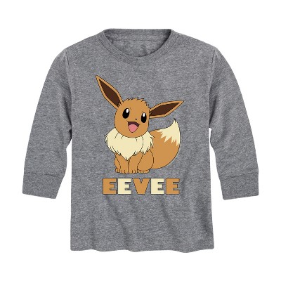 Boys' - Pokémon - Happy Eevee Long Sleeve Graphic T-Shirt