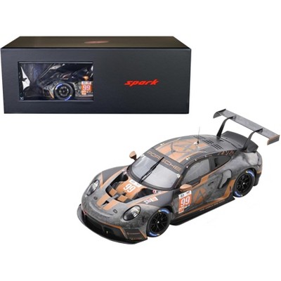 Porsche 911 RSR-19 #99 "Hardpoint Motorsport" GTE Am "24H of Le Mans" (2022) with Acrylic Display Case 1/18 Model Car by Spark