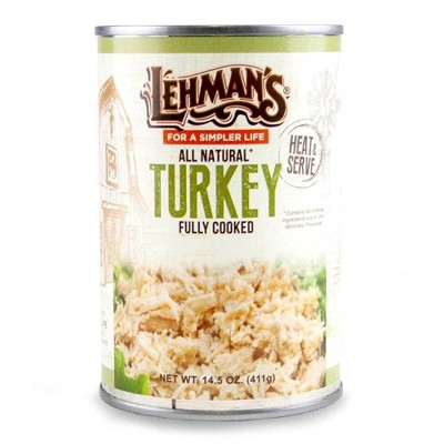 Lehman's All Natural Canned Meat, USA Made Ready to Eat for Everyday, Camping or Emergencies, 14.5 oz Can