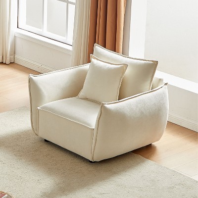 NicBex Convertible Combination Sofa with Widen Armrest, Removable Surface, U-Shaped Sofa with Footstools with Storage for Bedroom, Living Room