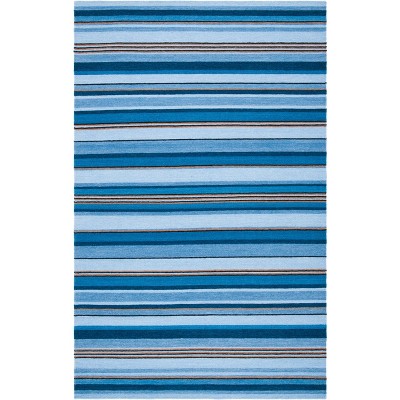 Striped Kilim STK601 Hand Loomed Indoor Rugs - Safavieh