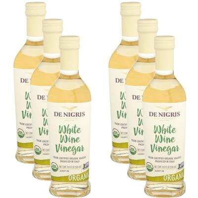 De Nigris White Wine Vinegar - Case of 6 - 16.9 oz