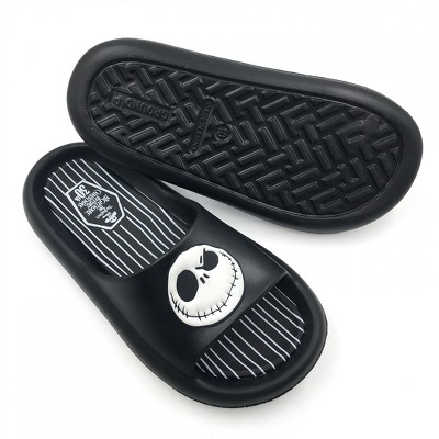 Mens The Nightmare Before Christmas Jack Skellington Grin Flip Flop Slide Sandals