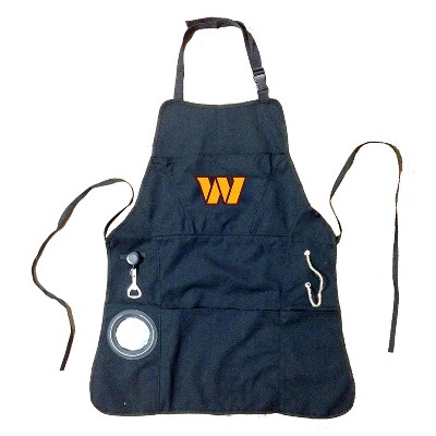 Grill Apron, Black, Washington Commanders