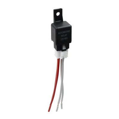 Unique Bargains JD-2912 4 Pin 40A 12V DC Universal Car Motor Fuse Relay Switch Power with Harness