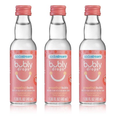 SodaStream bubly Drops Grapefruit - 3pk