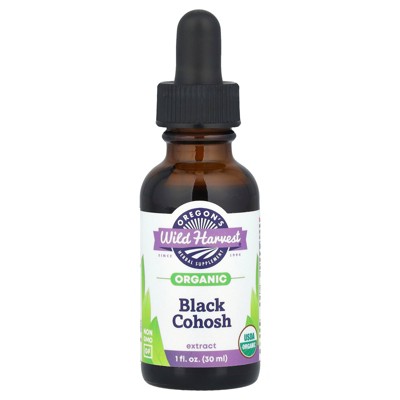 Oregon's Wild Harvest Organic Black Cohosh Extract, 1 fl oz (30 ml)