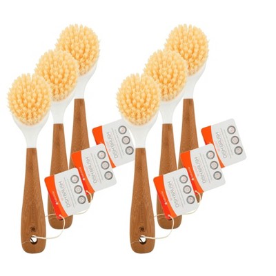 Full Circle Home Be Good Dish Brush White - 6 ct