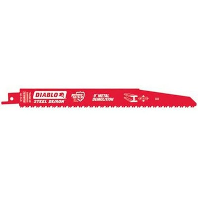 Diablo DS0608BFD 6" 8/10TPI Bi-Metal Reciprocating Saw Blade for Thick Metal