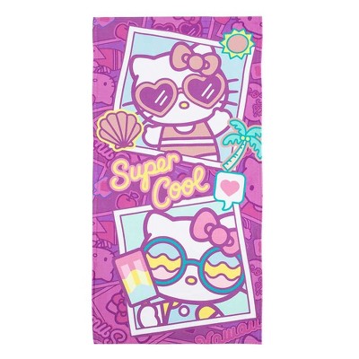 Hello Kitty Cool Summer Beach Towel, 30 x 60 inches
