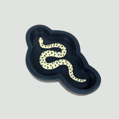 Celestial Garden Snake Decorative Tray