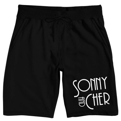 Sonny and Cher Men's Black Lounge Shorts