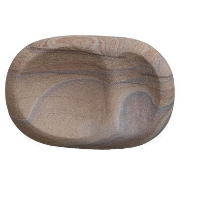 Earthy Sandstone Dish, Multicolor
