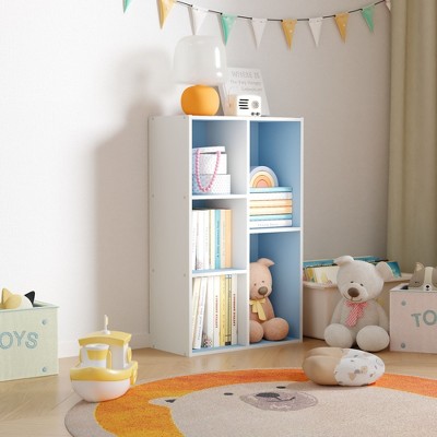 HOMLUX 5 Cube Storage Bookshelf Kids Toy Organizer Horizontal Vertical