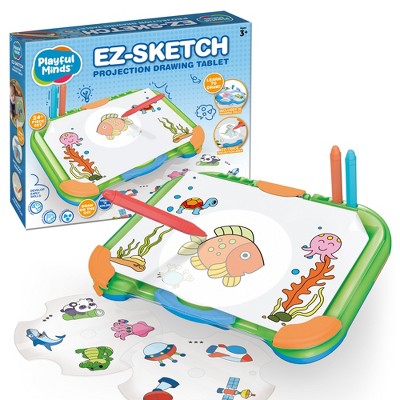 Playful Minds: EZ Sketch Projector Drawing Tablet - Trace & Color Light Up Art