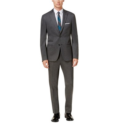 Calvin Klein Mens Heathered Knit Formal Tuxedo