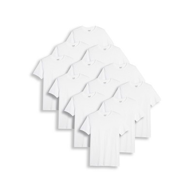 Jockey Men's Big & Tall Classic Crew Neck Undershirt - 12 Pack