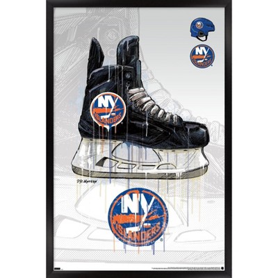 Trends International NHL New York Islanders - Drip Skate 21 Framed Wall Poster Prints