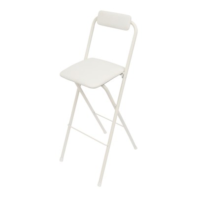 YIYIBYUS Foldable Bar Chair, Tall Folding Chair, Portable Folding Stool