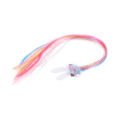 Unique Bargains Women Fashion Rabbit Wig Braiding Clip Colorful 1 Pc