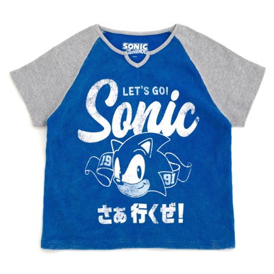 SEGA Sonic the Hedgehog Girls T-Shirt Little Kid to Big Kid