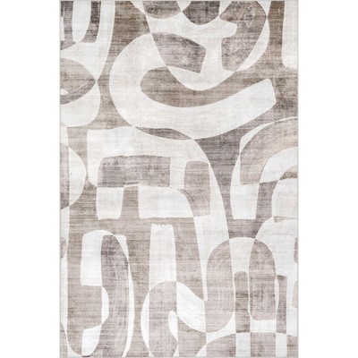 Nuloom Waviel Abstract Washable Area Rug