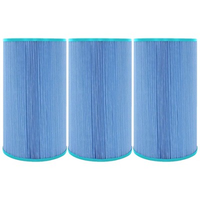 Hurricane 3 Pack HF4335-1M Elite Aseptic Spa Filter Cartridge for PRB35-IN, Unicel C-4335, Filbur FC2385, Series IV DFM, DFML, Waterway 35 in-Line