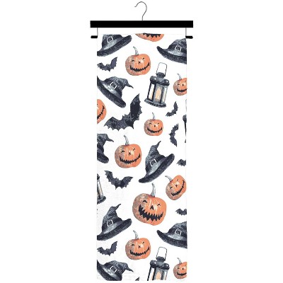 Kate Aurora Halloween Spooky Jack O' Lanterns Bats & Witch Hats Ultra Soft & Plush Oversized Accent Throw Blanket - 50 in. W x 70 in. L