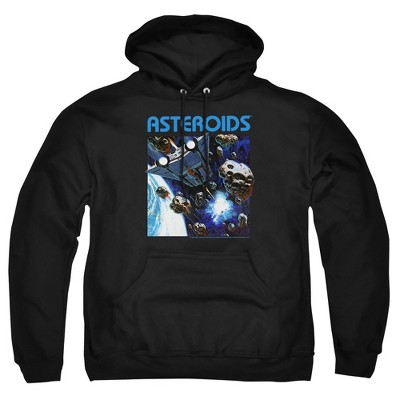 Atari 2600 Asteroids Adult Pull-Over Hoodie