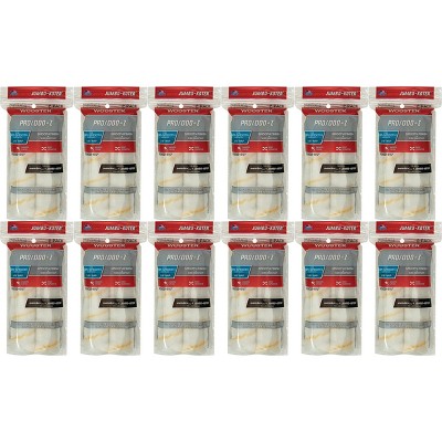 Wooster 6.5" Jumbo-Koter Pro/Doo-Z 3/8" Nap 12 Sets Of 2-Pack Roller Cover # RR302-6.5-12PK