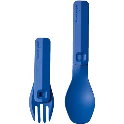 Humangear GoBites Click Telescoping Fork and Spoon Travel Utensils