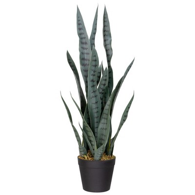 Northlight Real Touch™️ Artificial Two Tone Potted Snake Plant - 29"