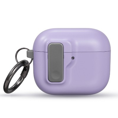 Vena For Apple AirPods 4 Case Cover Dual Layer, with Auto Open Lock Compatible with AirPods Gen 4 4th Generation, Supports Wireless Charging, Purple