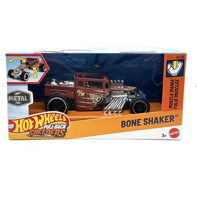 Hot Wheels Bone Shaker Pullback Speeders Muscle Mania 1:43 Scale 2025