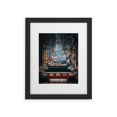 Deny Designs Tristan Zhou Hong Kong Market Street Art Print
