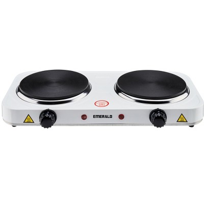 Emerald Electric Double Burner with Coil Less Top