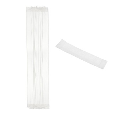 Unique Bargains Door Window French Blackout Shade with Adjustable Tie Back