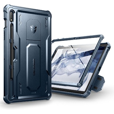 Dexnor Case for Galaxy Tab S8 / S7 11 Inch, Built-in Screen Protector & Kickstand - S Pen Holder, Heavy Duty Shockproof Protective Cover