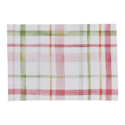 Split P Bella Watercolor Plaid Placemat - Set of 4