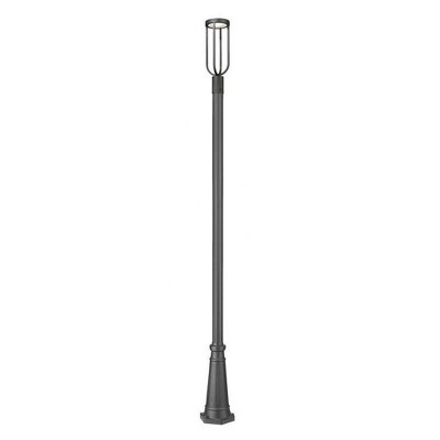 Z-Lite Leland 1 - Light Post Light in  Sand Black