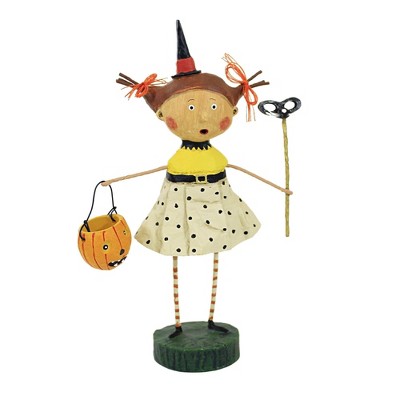Lori Mitchell 7.0 Inch Flirty Gertie Halloween Figurine , Lightweight Halloween Decor Halloween Cat Mask (1PC)