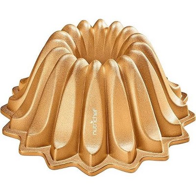 NutriChef Die-Cast Aluminum Spring Water Bundt Cake Pan
