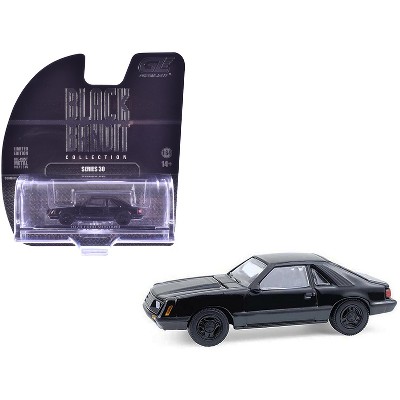 1979 Ford Mustang Fastback Black "Black Bandit" Series 30 1/64 Diecast Model Car by Greenlight