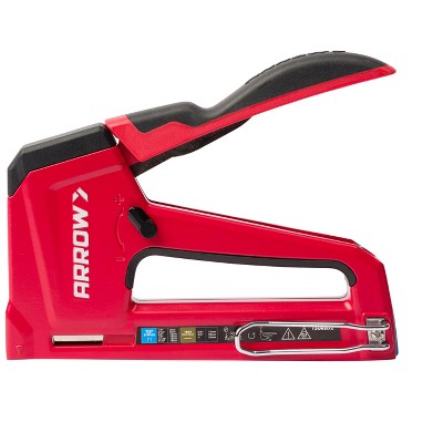 Arrow T50RED2 Heavy Duty Manual 2-in-1 Staple Gun and Brad Nailer