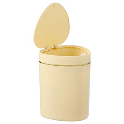Unique Bargains Recycling Mini Desktop Office Bathroom Trash Can with Lid