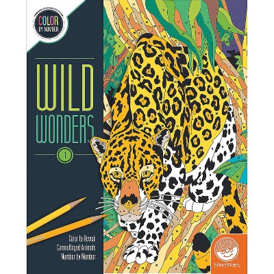 MindWare Wild Wonders Color By Number: Book 1 - Coloring Books